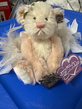 Annette Funicello Portrait Angel Collectible Bear - NWT L.L. Knickerbocker